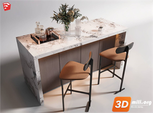 Kitchen island Skp Files